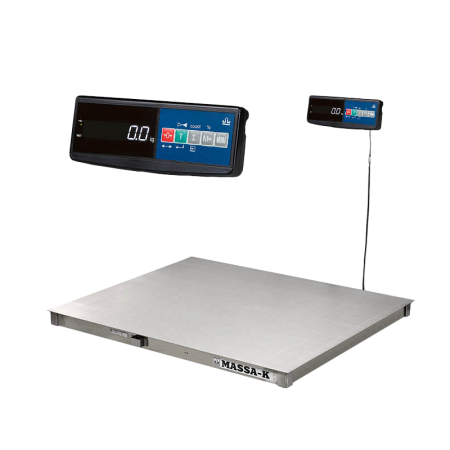 Платформенные весы МАССА-К 4D-PM.S-12/10-1500-A (RS-232, нержавеющая сталь)